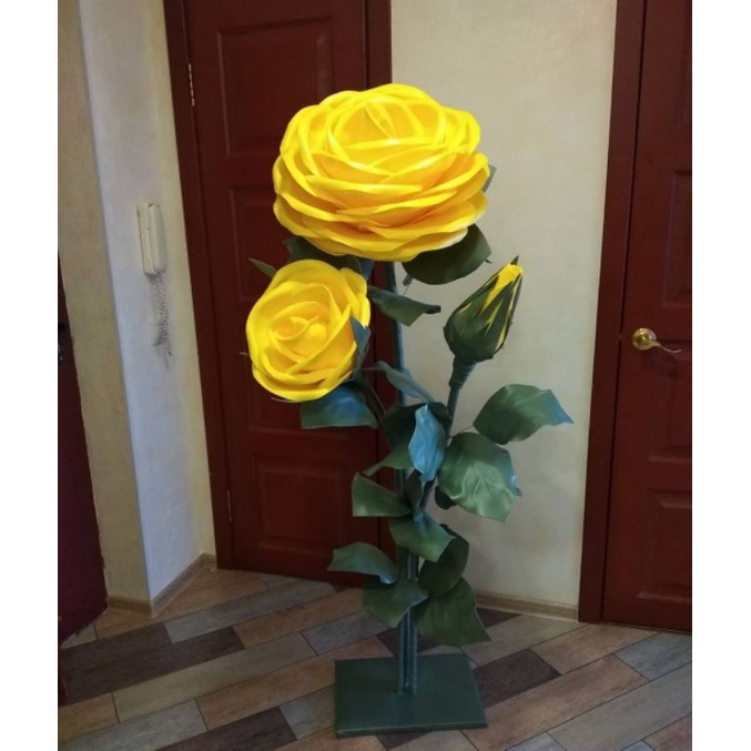 Lampu Bunga Mawar Dekorasi Rumah / Lampu Hias Wedding / Bunga Lampu Standing