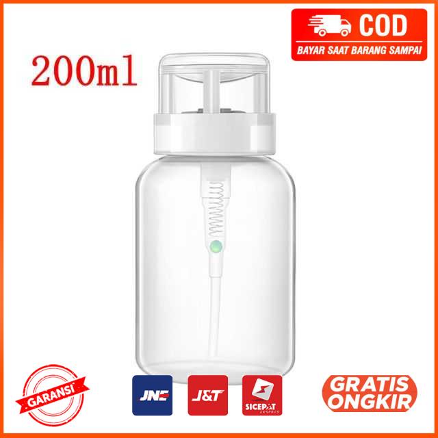 Botol Travel Size Liquid Bottle Pump 200 ml MJ 693