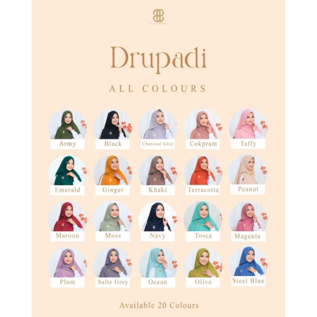 HIJAB INSTAN DRUPADI BY PUAN