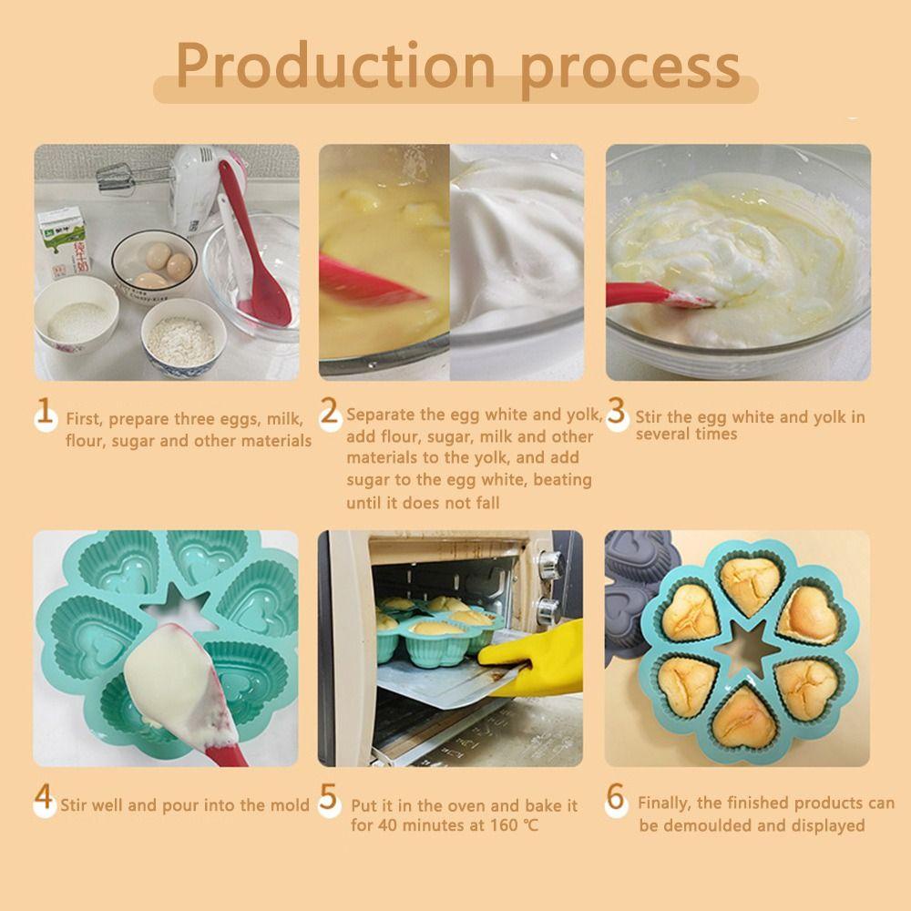 Preva Muffin Cup Cake Perlengkapan Pernikahan Es Batu Cupcake Handmade6 Cavity