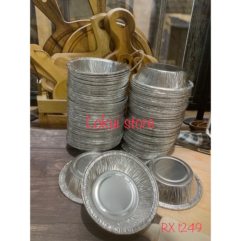 Aluminium Foil tray cup RX-1249 TANPA TUTUP / Wadah Alumunium foil tray RX 1249