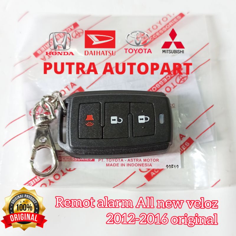 remote alarm all new veloz 2012-2016 original