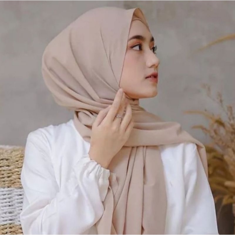 PROMO Pashmina CERUTI BABY DOLL Armani Exclusive - COKLAT SUSU