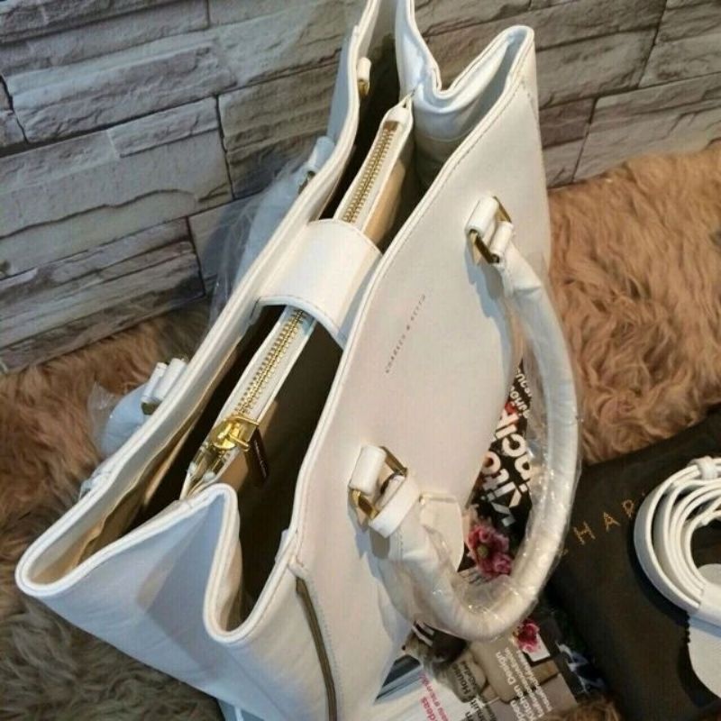 9.9 SALE | CK Double Handle Structured Bag