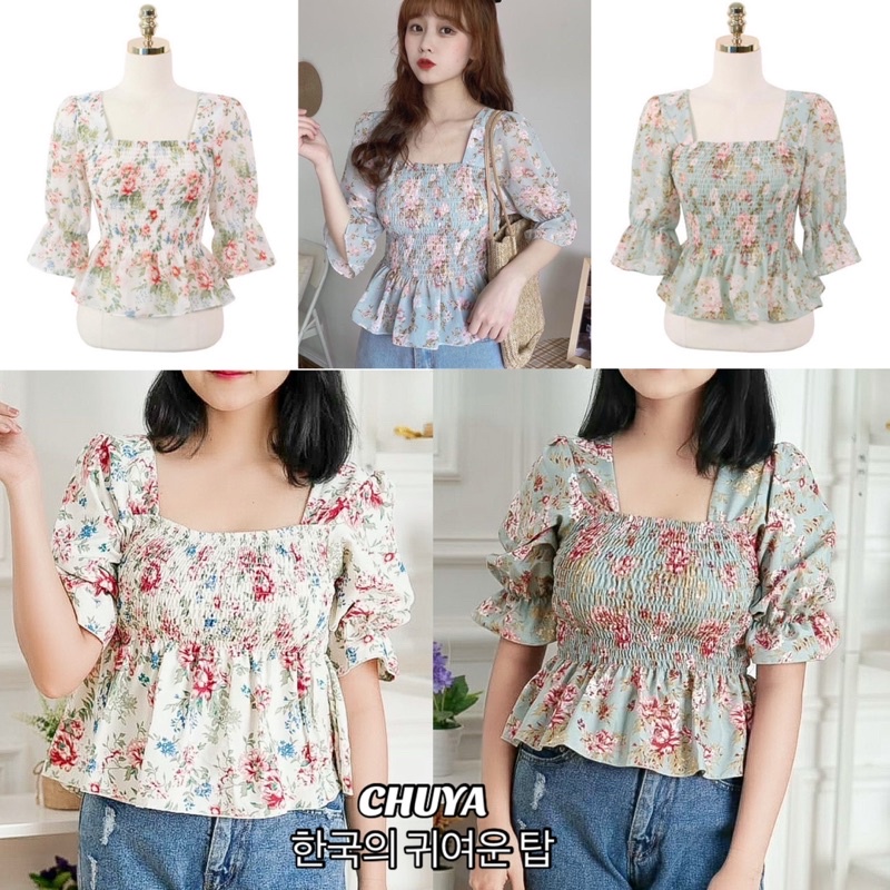 GFS CHUYA BABYDOLL SMOCK SWEET TOP