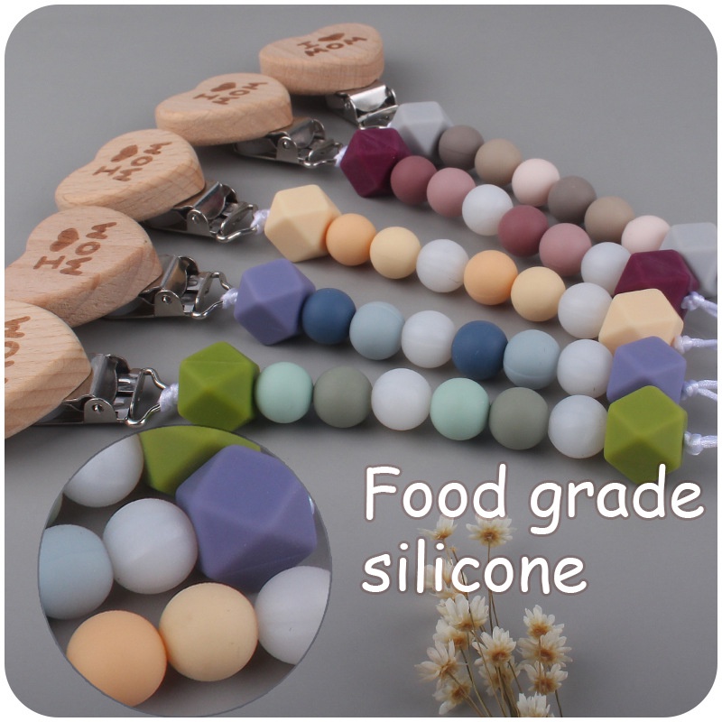 PC 11 | TALI EMPENG DAN TEETHER BISA CUSTOM NAMA | PACIFIER CLIP | TEETHER TALI DOT EMPENG CHAIN GANTUNGAN BAHAN SILIKON AMAN BPA FREE | RUZAIN MALL
