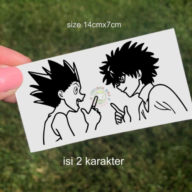 

Sticker gon dan kilua karakter x hunters isi 2 karater cuting sticker anime x hunters