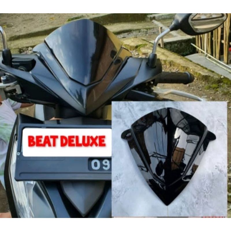 Visor Honda Beat Deluxe Hitam Kualitas Terbaik