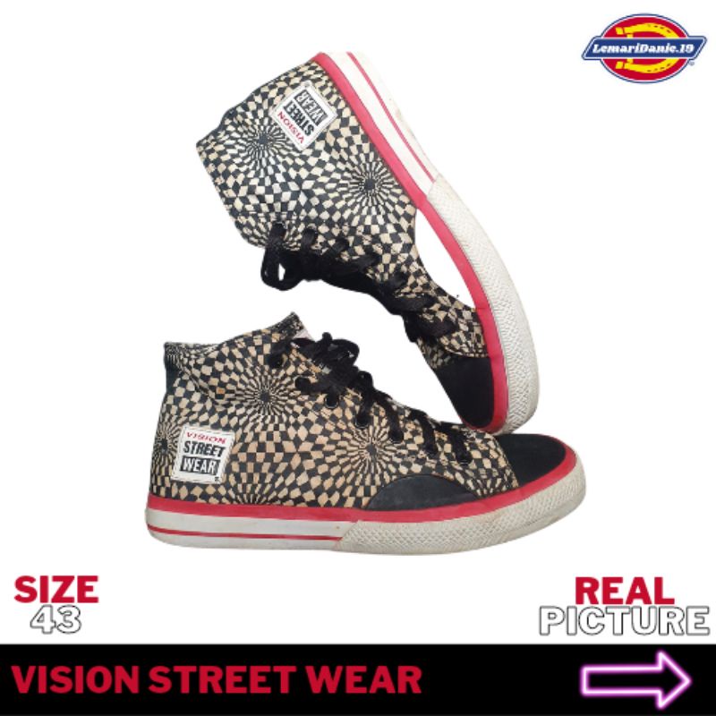 Sepatu Pria Wanita Vintage Vision Street Wear Skate