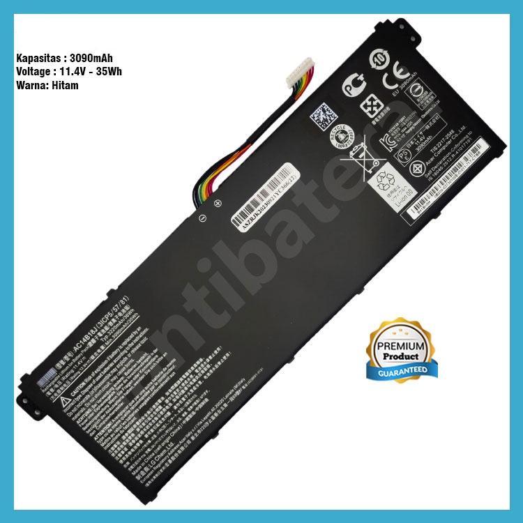 Baterai ORI Acer Aspire ES1 ES1-131 ES1-132 AC14B18J