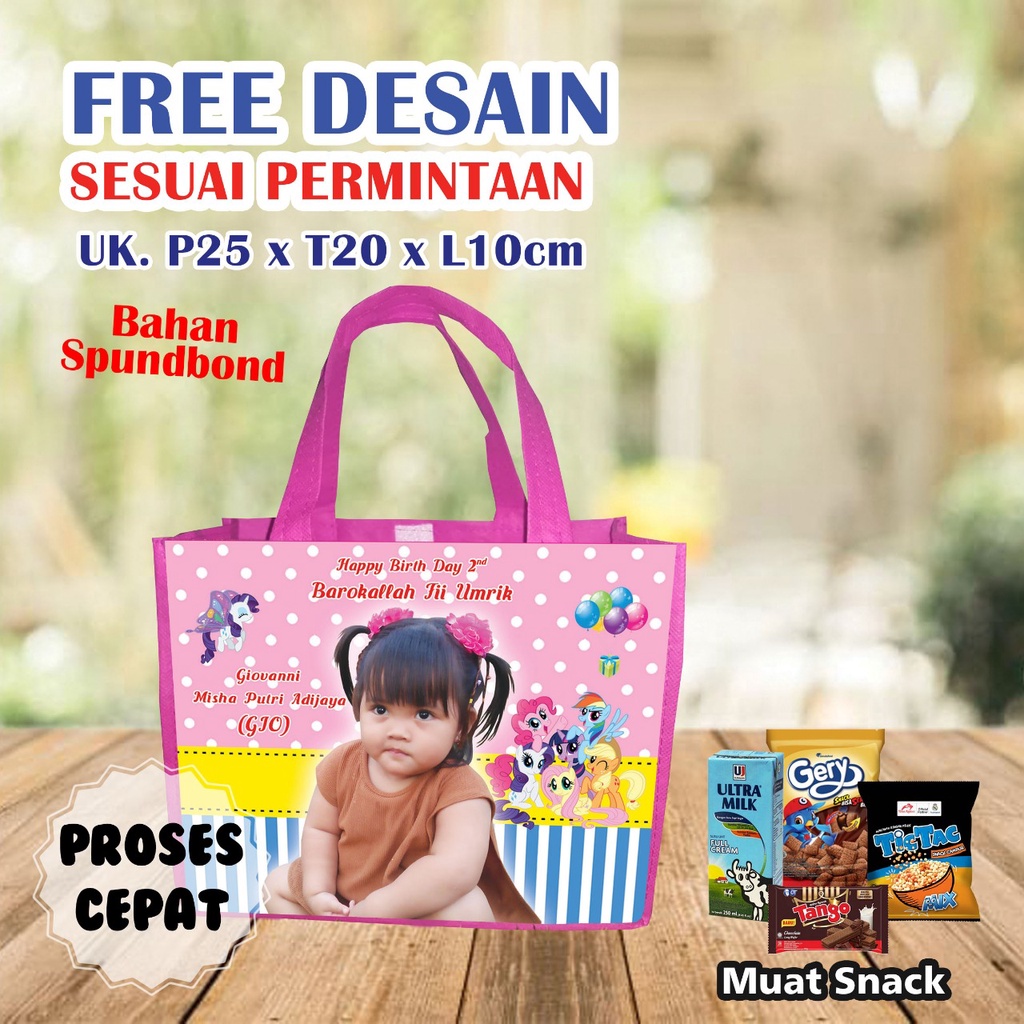 

TAS SOUVENIR ULANG TAHUN ANAK TERMURAH BISA TAMBAH FOTO