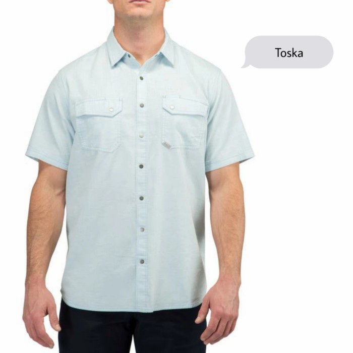 KEMEJA PRIA Kemeja TACTICAL 5.11 Original Pria dewasa Tangan Pendek - Toska, XS TERLARIS POLOS MURAH
