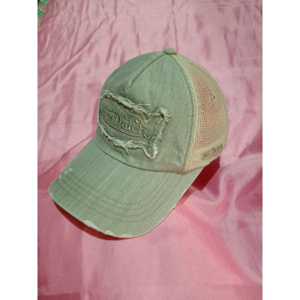 topi Vondutch Trucker Second Original cap Model Baseball jaring