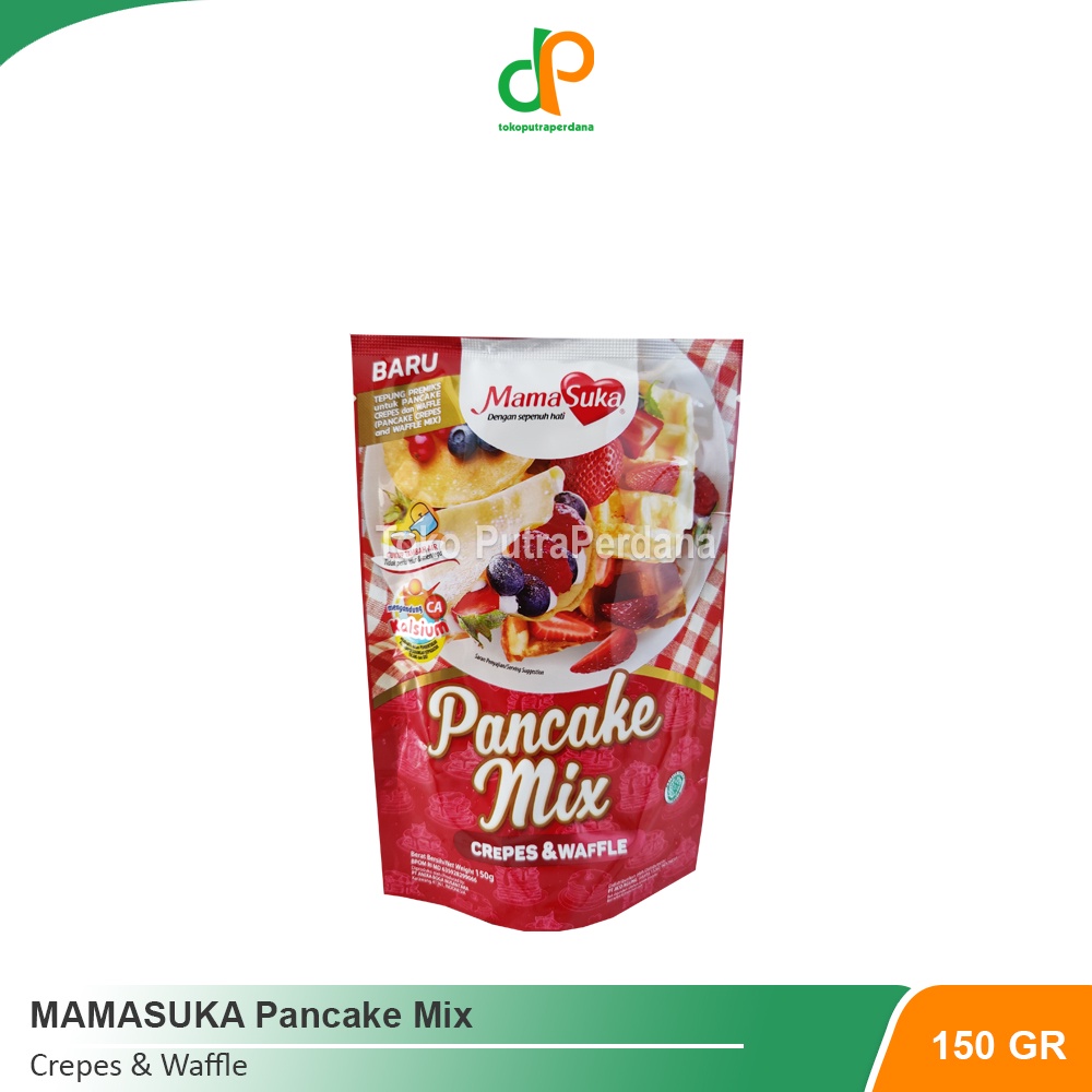 

PANCAKE MIX Crepes & Waffle Mamasuka 150gr