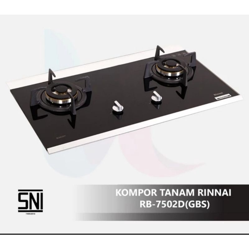 Kompor tanam gas Rinnai RB 7502D GBS