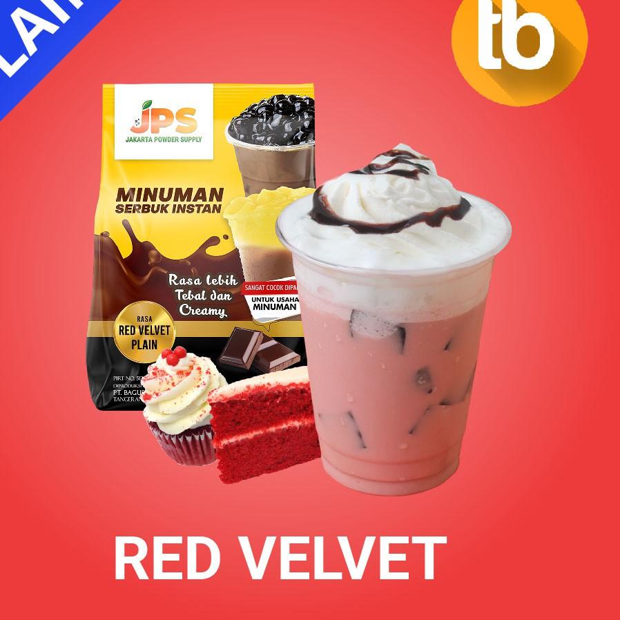 

Diskon✔️JPS Powder Bubuk Minuman Serbuk Instan Rasa Red Velvet Plain Tanpa Gula 1Kg|SQ9