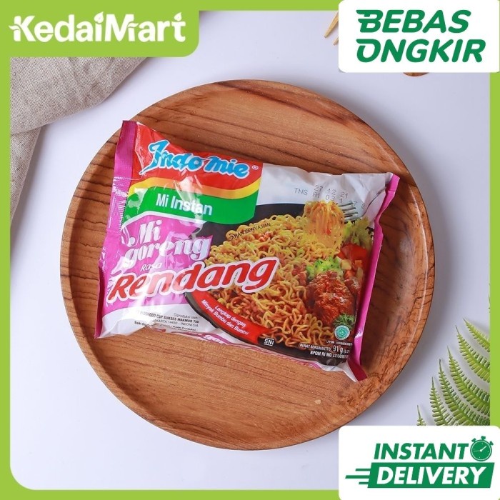 

PROMO Indomie Mie Instan Goreng Rasa Rendang Pcs / Mie Instan / Noodles