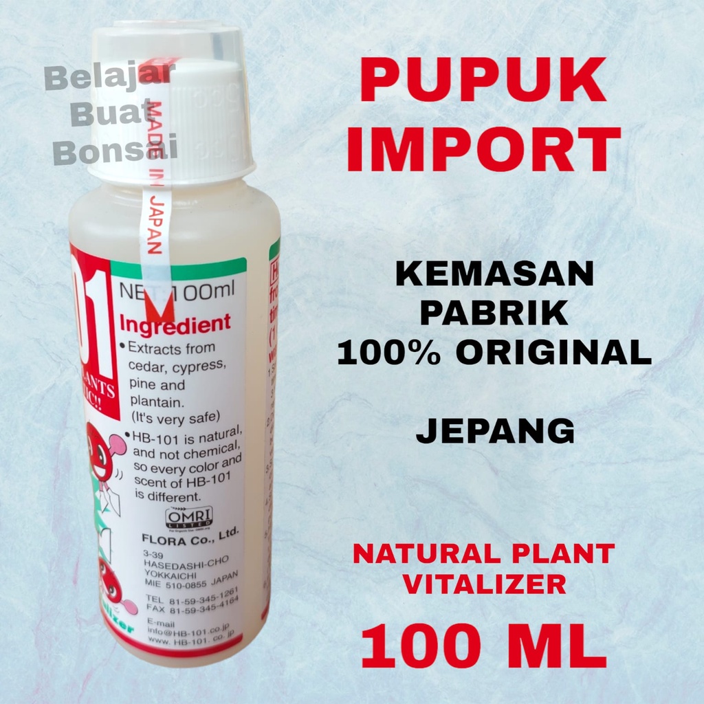 Pupuk HB 101 Natural Plant Vitalizer 100 ML Original Jepang