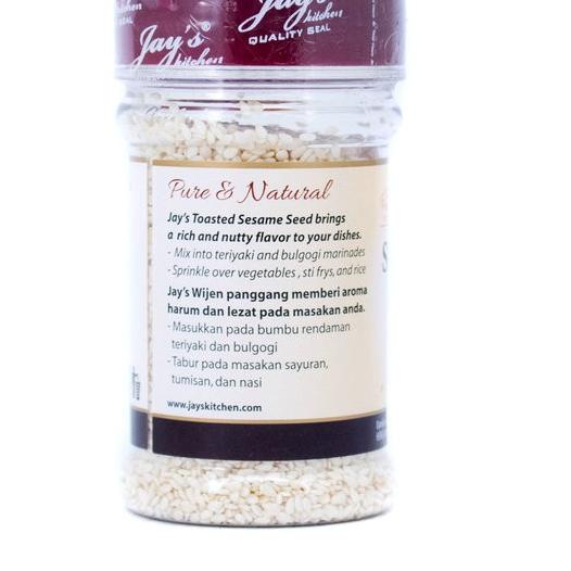 

✨New✨ JAYS KITCHEN Sesame Seed Toasted 70gr - Jay's Kitchen Biji Wijen Putih Panggang serbuuu !