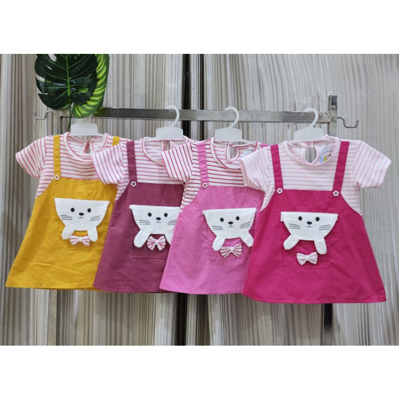 baju bayi perempuan  set dress baby girl