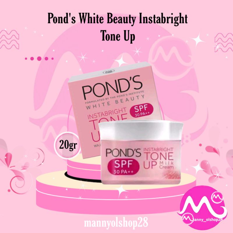 Ponds tone up milk cream 20g instabright spf 30PA++