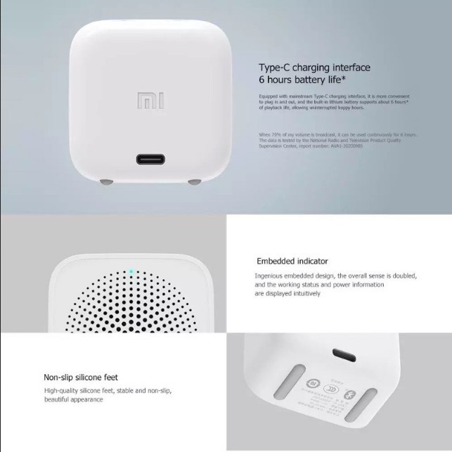 Mijia Xiao Ai Mini Portable Speaker Compact AI Bluetooth