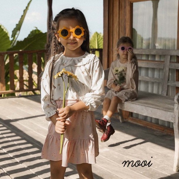 Mooi ERICA RUFFLE BLOUSE / Atasan Anak Perempuan / Blouse Anak Perempuan