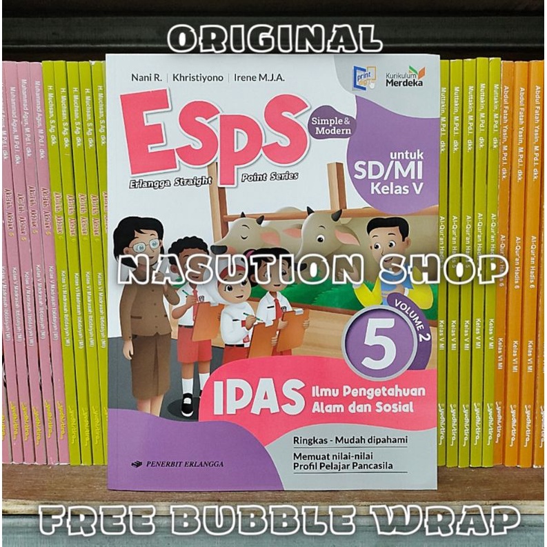 Jual Buku Esps IPAS Kelas 5 SD/MI Volume 2 Erlangga Kurikulum Merdeka ...