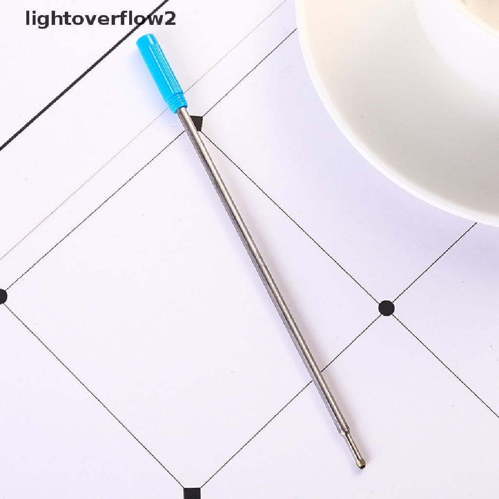 (lightoverflow2) 10pcs / lot Refill Bolpen Metal Dapat Diputar (ID)