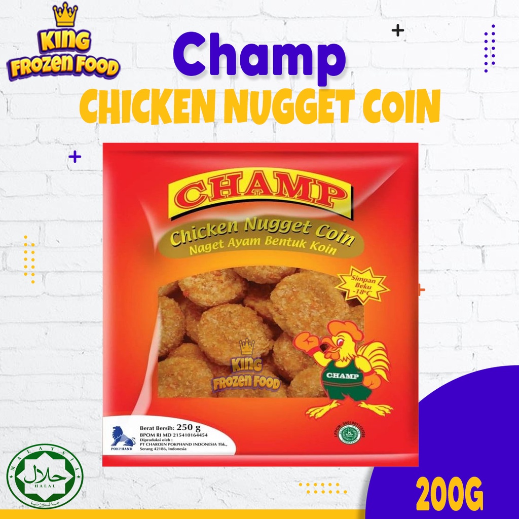 Champ Chicken Nugget Coin 200g