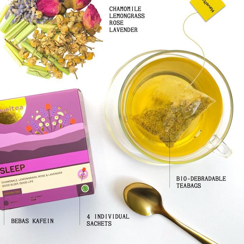 

Diskon✔️Haveltea SLEEP 4 Tea Bags | Teh Bunga Chamomile Tea | Pengantar Tidur|KD3