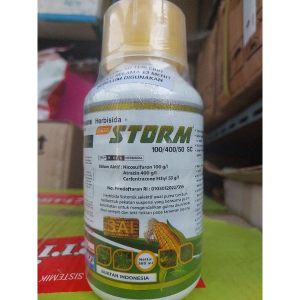 HERBISIDA SELEKTIF JAGUNG SAGRI-STORM 500ML (gratis kaos 1)