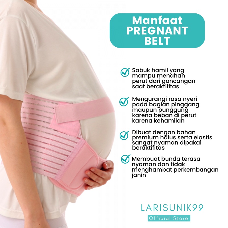 Korset Ibu Hamil Penyangga Perut Hamil Pregnant Band Belt Maternity Back Sabuk Ibu Hamil