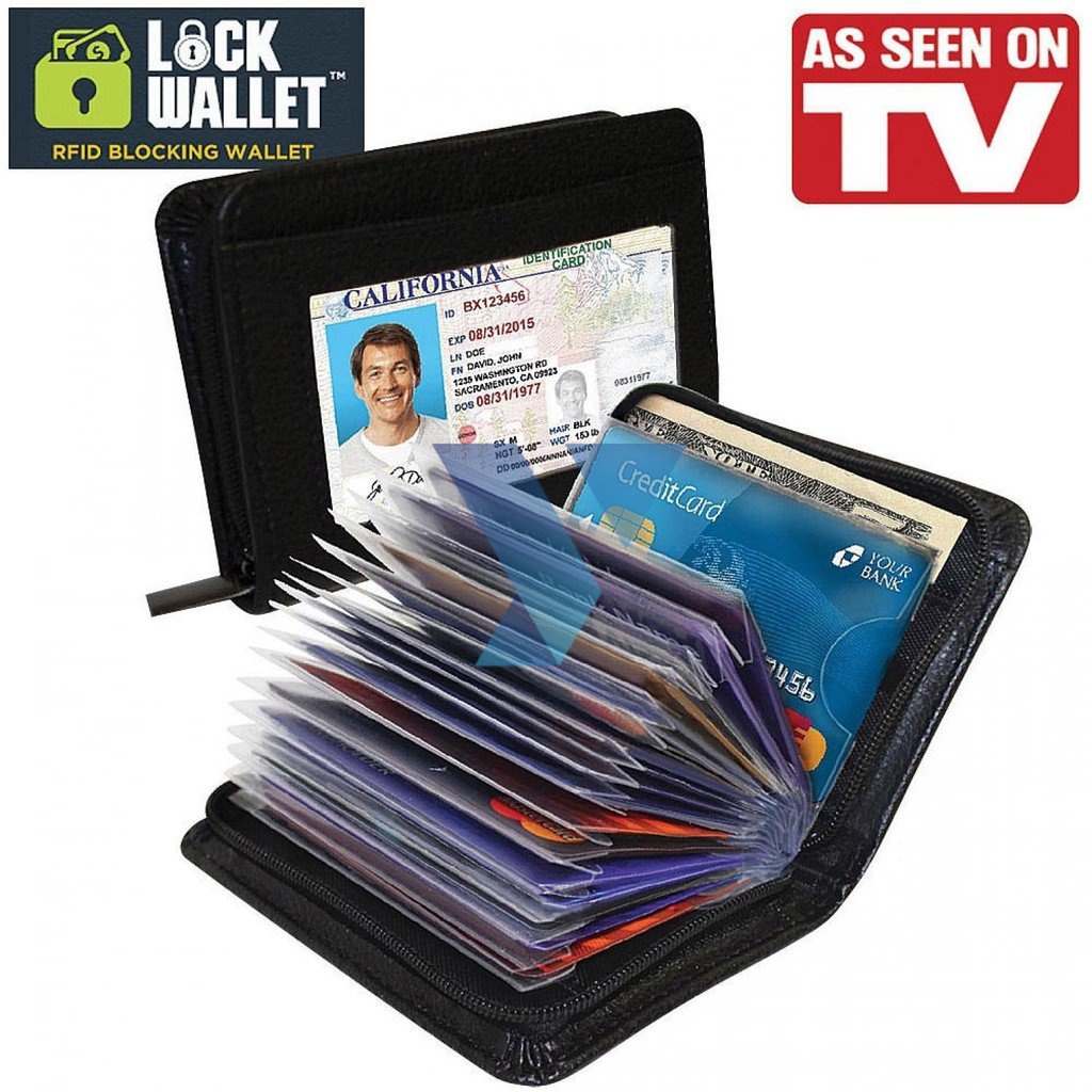 Block Wallet Dompet Kartu Kredit Secure RFID Blocking - 789522 ( Al-Yusi )