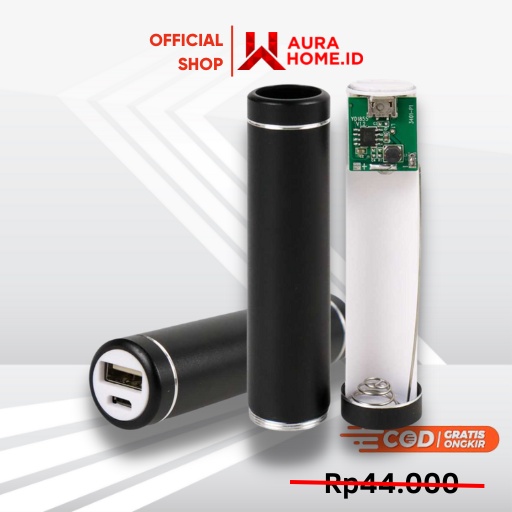 Case Power Bank untuk 5 PCS 18650 / Case Casing Powerbank Powerbeng Powebenk Pengisi Daya Hp Android