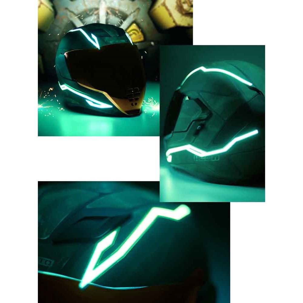 Lampu Strip Reflektor Helm Motor Untuk AGV LS2
