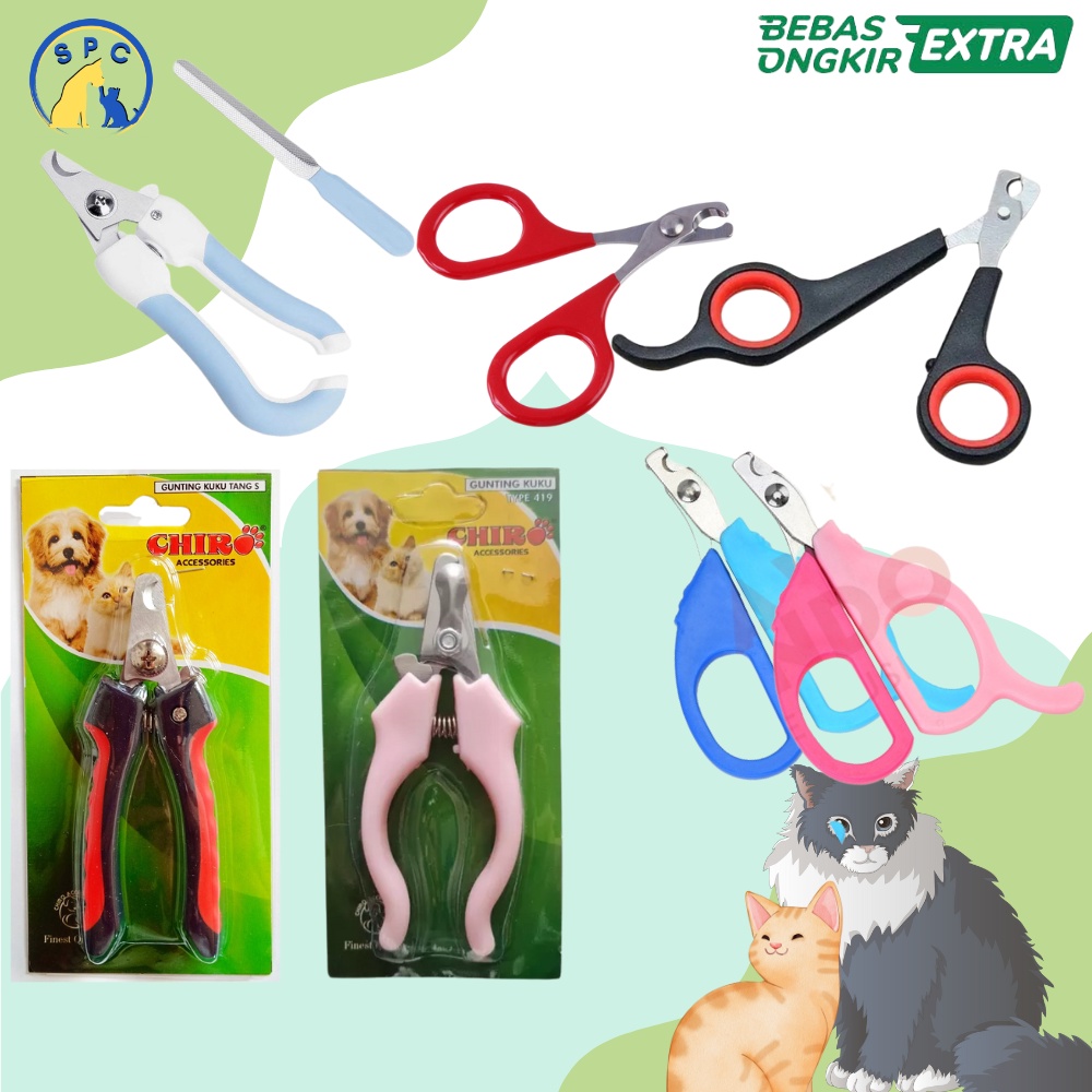 Gunting Kuku Anjing Kucing Kelinci Stainless Steel Nail Clipper