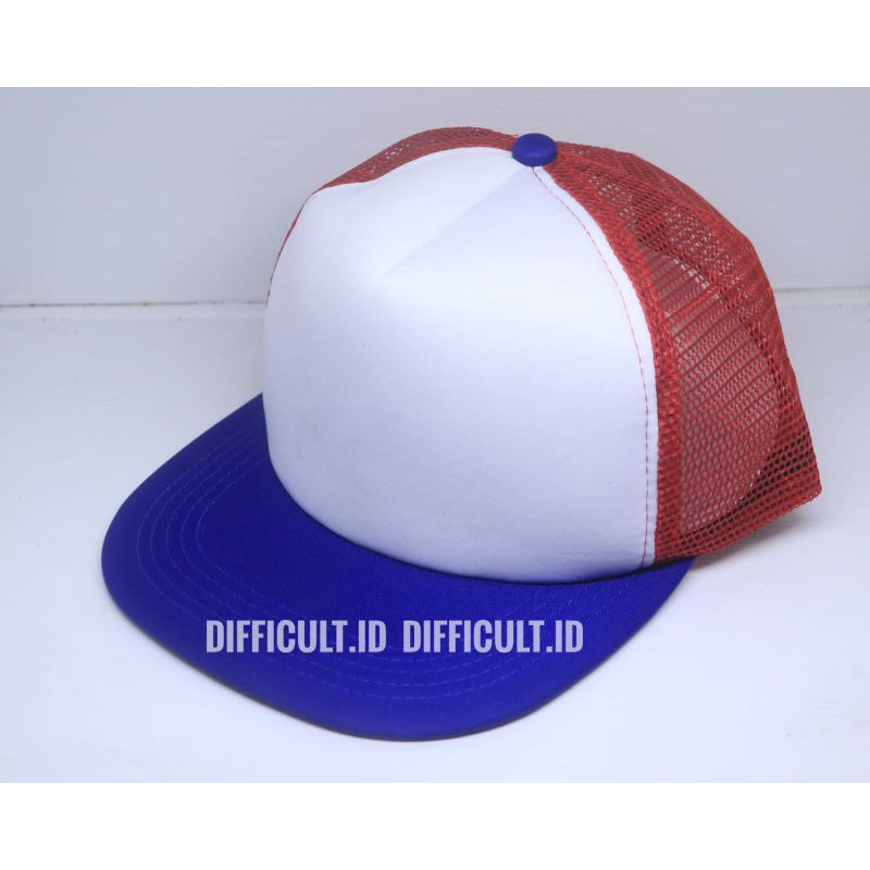 TOPI SNAPBACK TRUCKER HAT POLOS | TOPI POLOS TRUCKER | TOPI JARING POLOS (KOMBINASI)