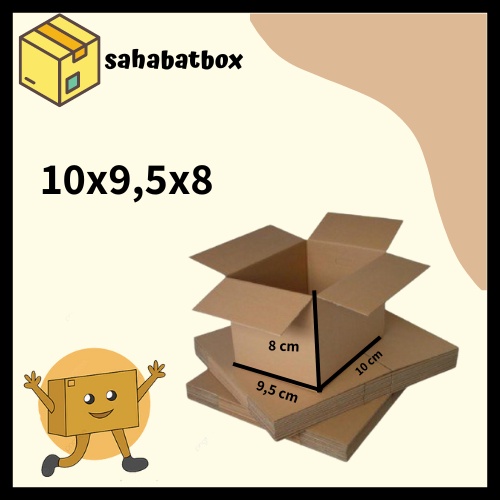 

(min order 10pcs)Kardus/Dus/Box Ready ukuran 10x9,5x8cm Diecut(Rapi)