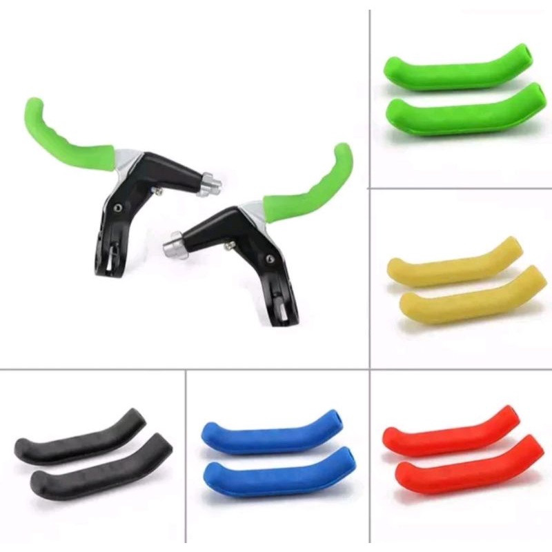 karet pelindung brake lever handle rem tuas karet pelindung tuas rem silikon pelindung rem sepeda bicycle mtb roadbike seli lipat folding bike