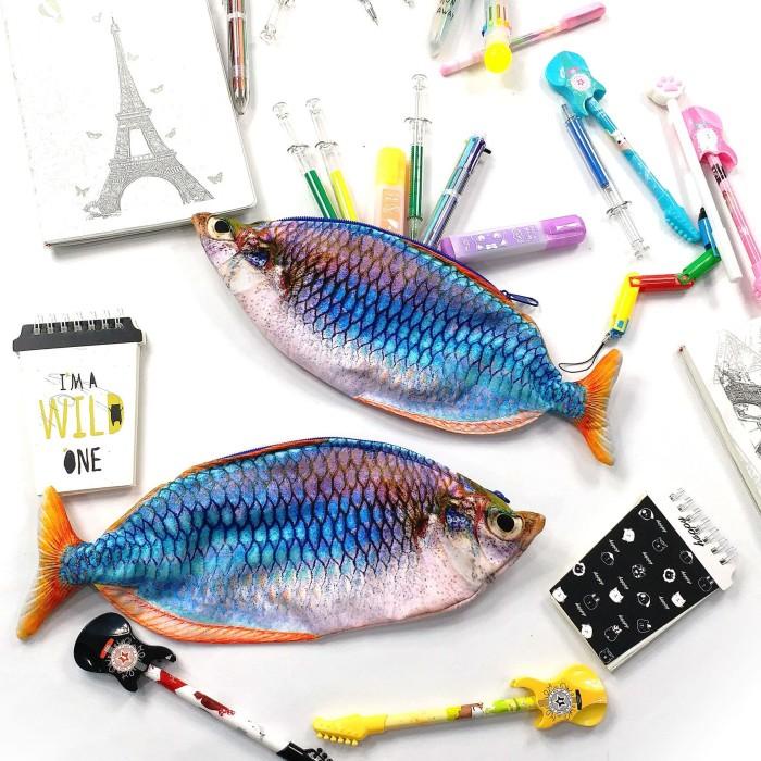 

Pensil Case Tempat Pensil Rainbow Fish Favorit Penggemar Ikan Hias