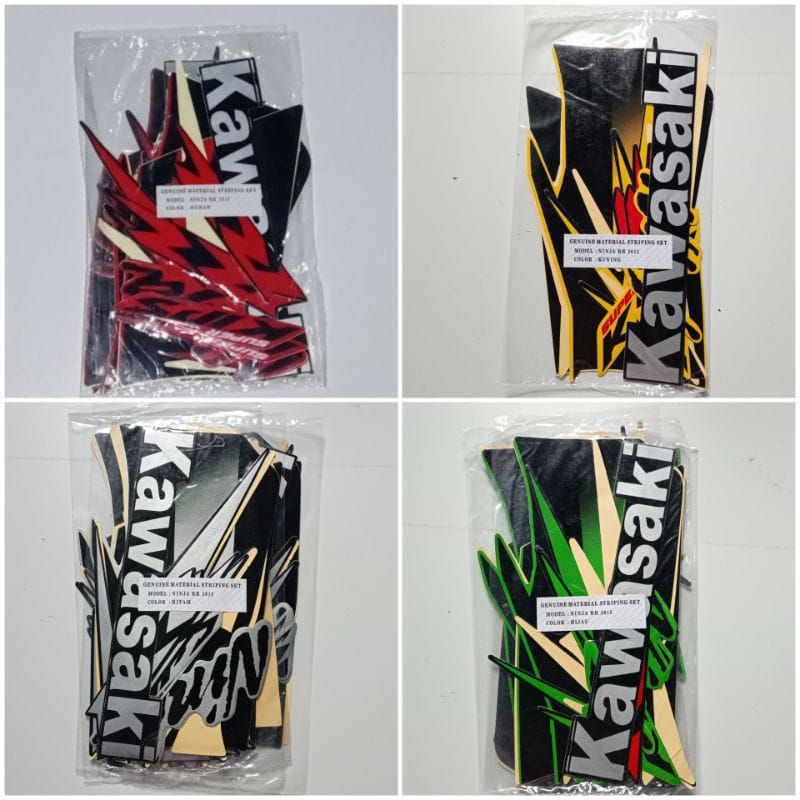 Striping stiker kawasaki ninja RR 2012