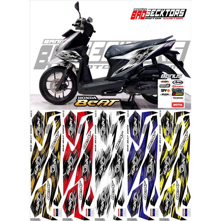 Striping Honda Beat New 2020 2021 2022 ICON KEREN