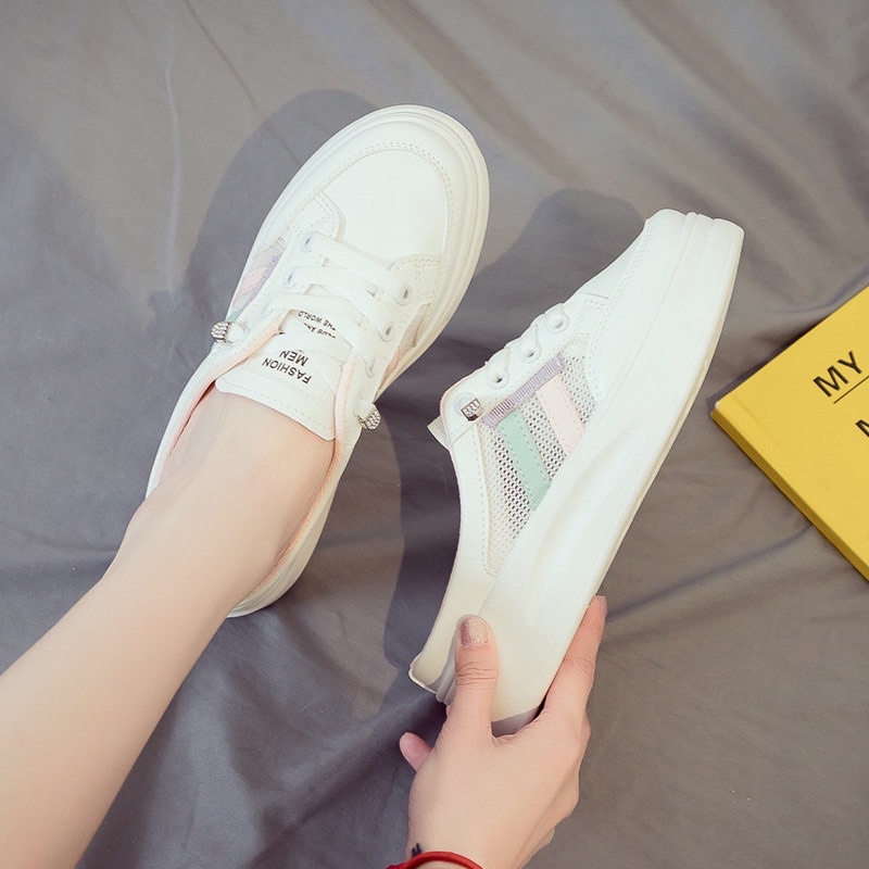(FREE KAOS KAKI &amp; BOX) SN022 SEPATU SNEAKERS WANITA IMPORT KOREA FASHION