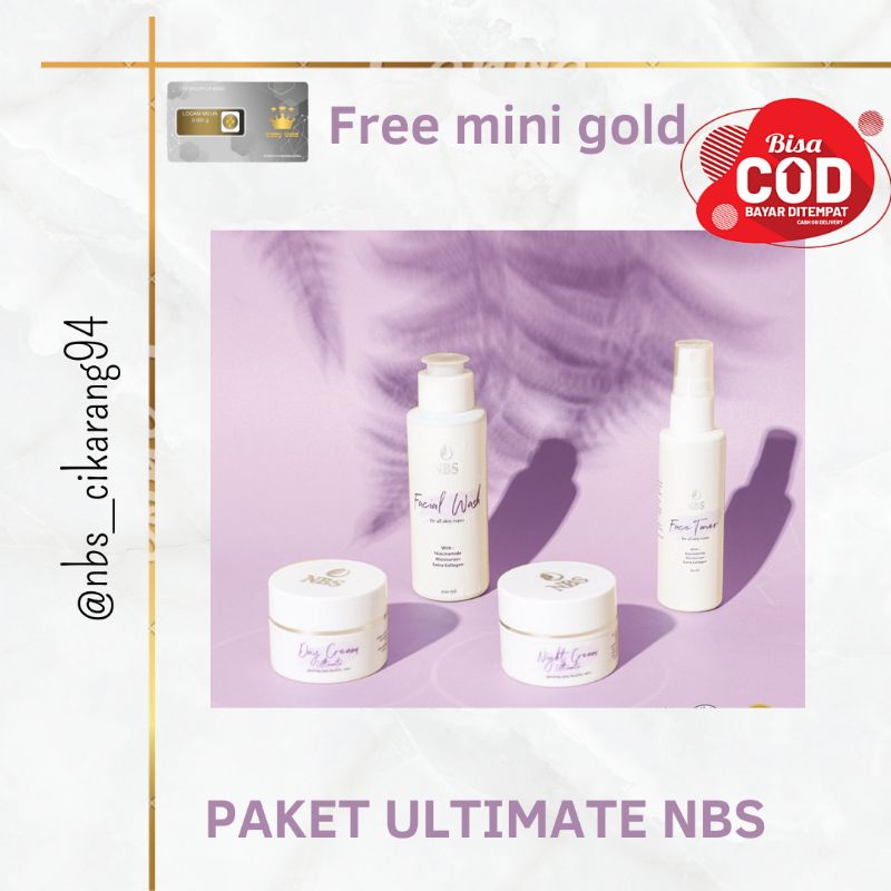 Paket NBS Ultimate cream jerawat,glowing,acne flek hitam kokoloteun Bekas jerawat kusam Aman BPOM Bu
