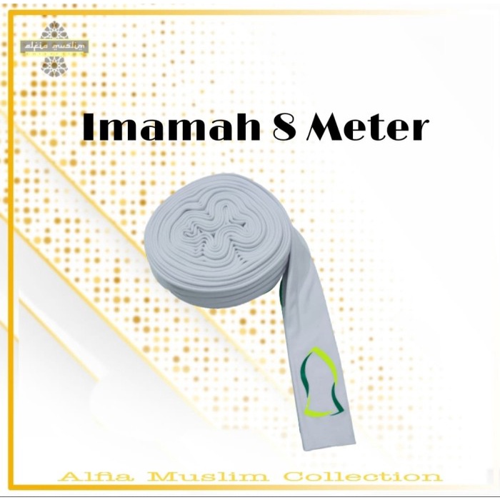 Sorban sorban imamah 8 meter surban rida - Putih(B8Q2) Sorban Putih Sorban Rida Imamah REAL PICT IMP