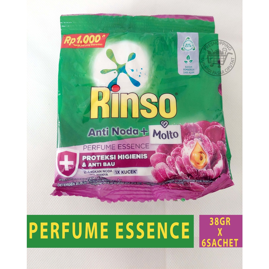 RINSO AntiNoda + Molto 1RENCENG 6 Sachet