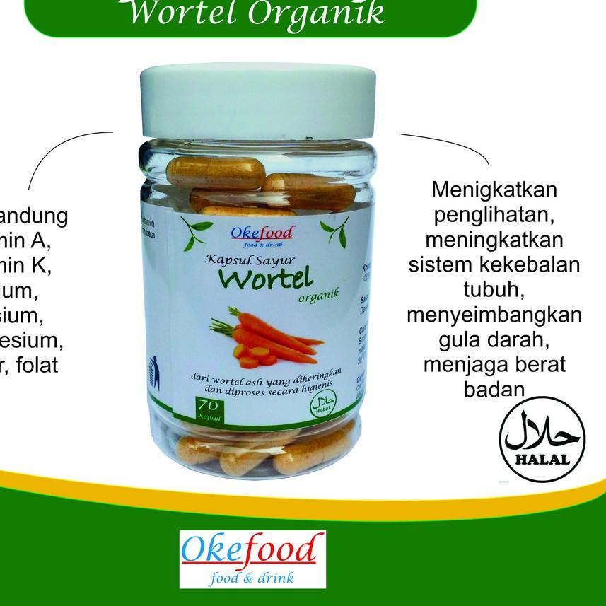 

Diskon✔️WORTEL ORGANIK 100% PURE – 70 kapsul|KD3