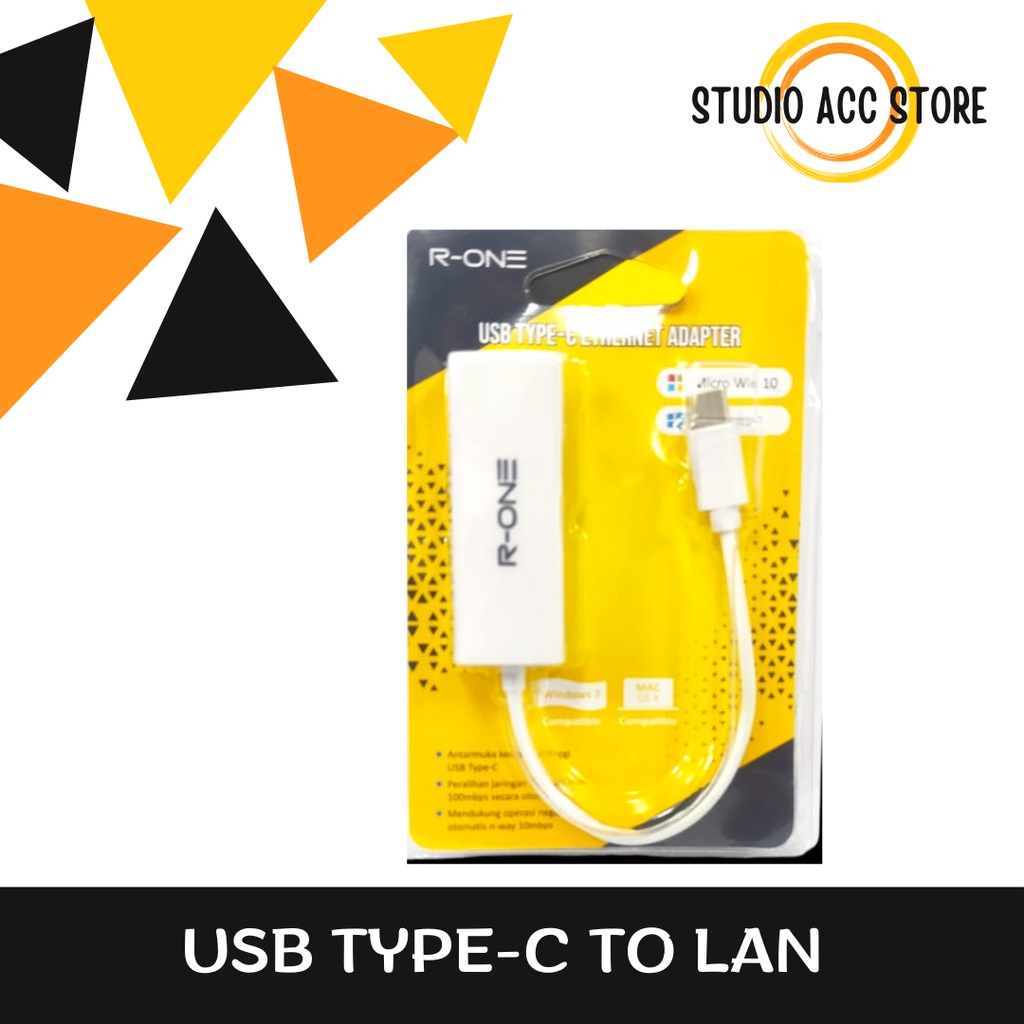 USB TYPE-C TO LAN/RJ 45