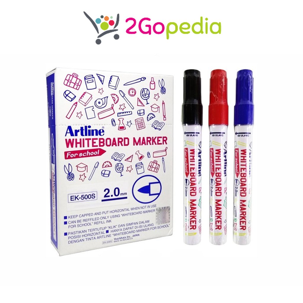 

Spidol Whiteboard Marker Ek-500 Artline Grosir Murah Atk